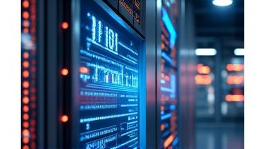 Glühbirne mit Sparsymbol und Energiediagrammen für optimierten Energieverbrauch