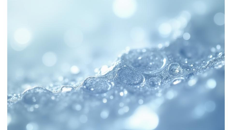 Mikroskopische Ansicht von 316L Edelstahl und PEEK mit Fokus auf saubere Materialoberflächen