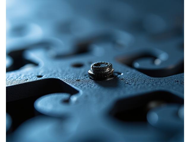 Detailaufnahme eines komplexen Präzisionswerkzeugs mit Touch-Hotspots für Funktionsdetails