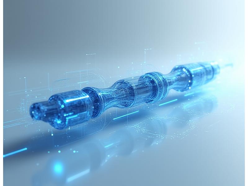 Animierte 3D-Visualisierung eines hochpräzisen Spezialwerkzeugs und dessen Entwicklung timeline mit Schweizer Präzision