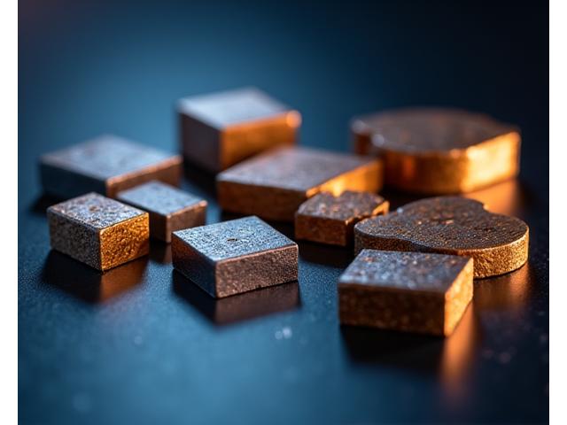 Testmuster einer Hochleistungs-Sonderlegierung